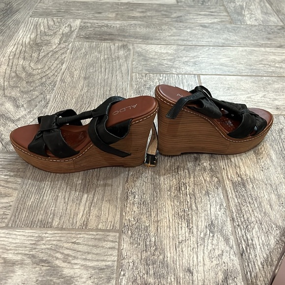 Aldo Patel Platform Espadrille Sandal Heels - Picture 4 of 5